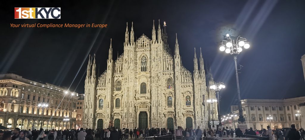 Antiriciclaggio AML/CFT: OGGI 1stKYC È DISPONIBILE ANCHE IN ITALIA