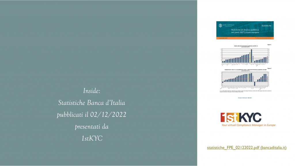 statistiche banca d'italia