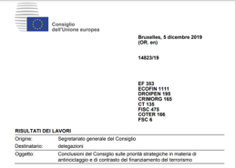 AML- Consiglio di Europa