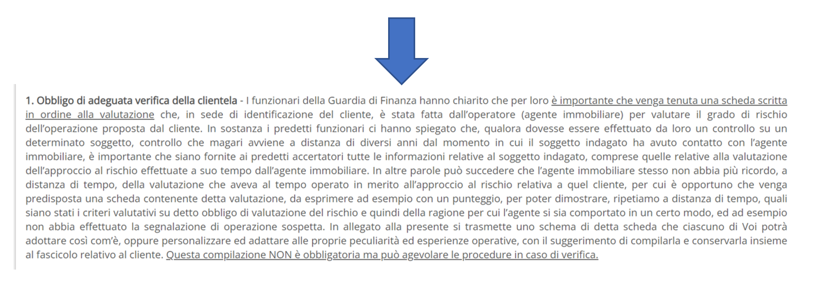 Adeguata Verifica Agenti Immobiliari
