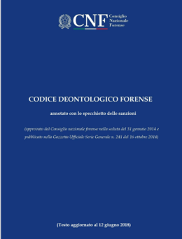 Codice Deontologico Forense