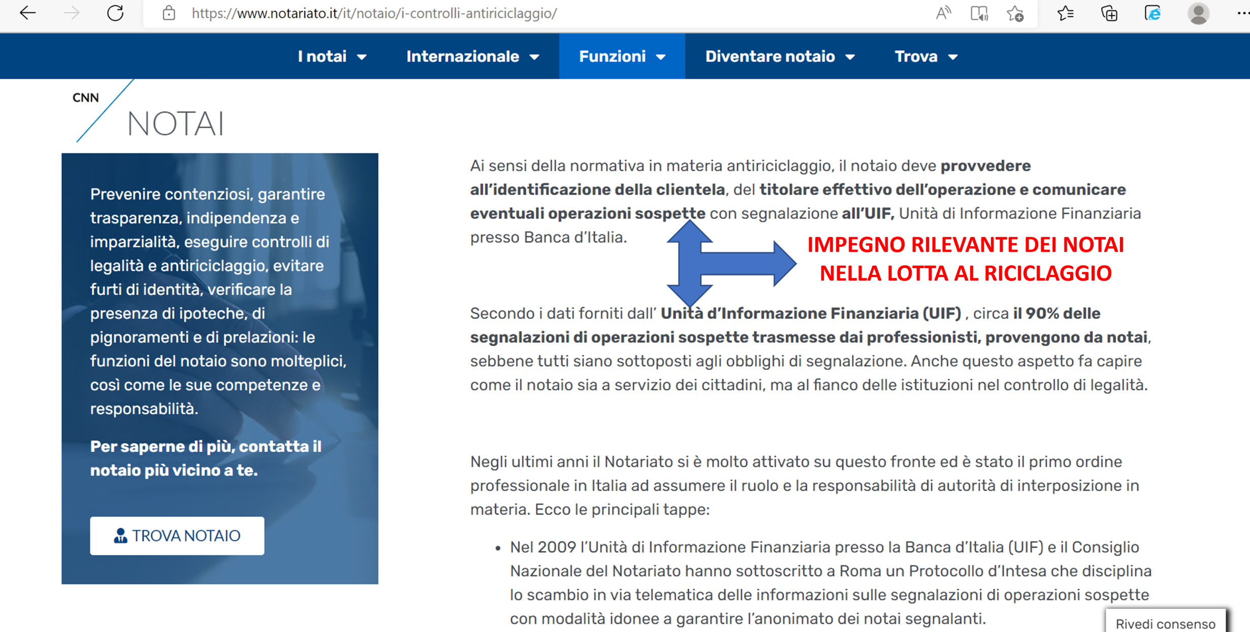 Notai: Controlli-Sanzioni Antiriciclaggio